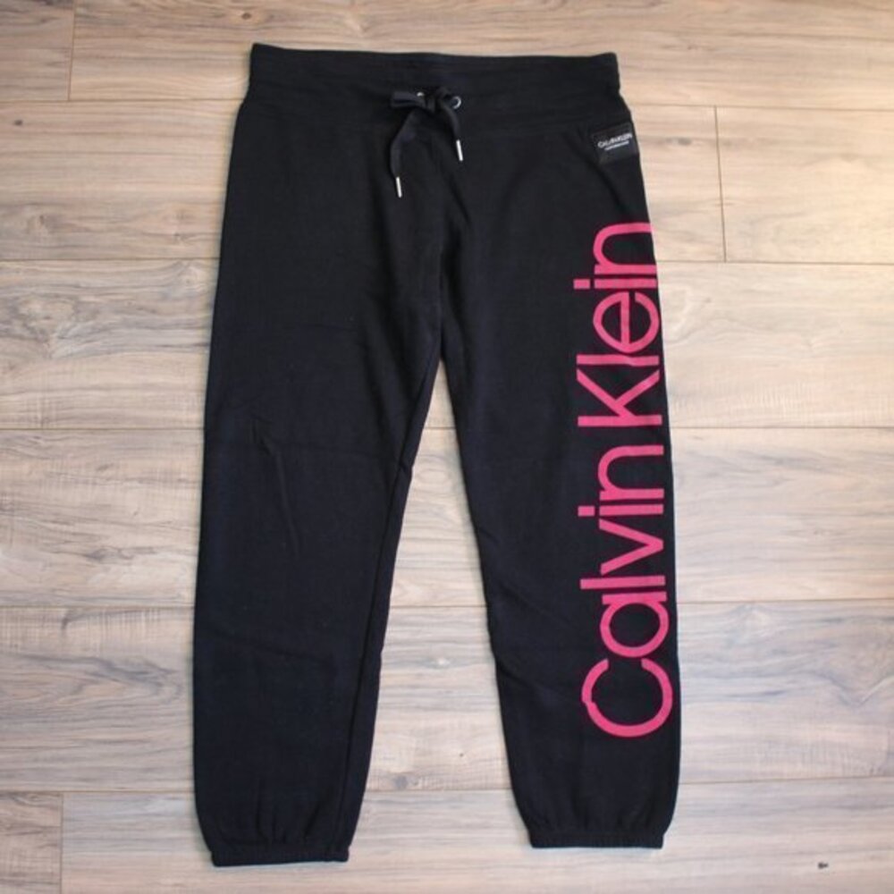 Calvin Klein Performance Balck & Pink Joggers L